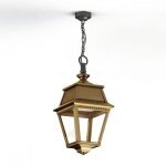 Avenue 2 01 | hängende Messing Deckenlaterne Roger Pradier